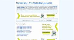 Desktop Screenshot of filehosthome.com